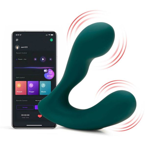 Magic Motion魅動SOLSTICE至尊X 可調式APP控制智能前列腺按摩器