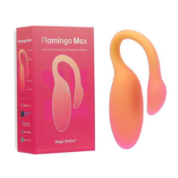 Magic Motion魅動FLAMMINGO 火烈鳥MAX 橙色 APP控制智能可穿戴振動器