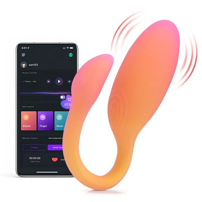 Magic Motion魅動FLAMMINGO 火烈鳥MAX 橙色 APP控制智能可穿戴振動器
