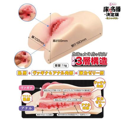 NPG 日本 AV 女優 乙愛麗絲 (Otsu Alice) 床オナ名器 決定版極上雙穴飛機杯