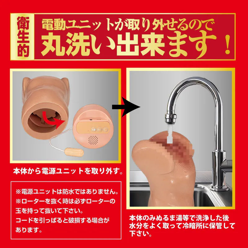 NPG 宮下玲奈 電動吸淫鳴器 1.5kg 重磅飛機杯 (減壓吸引・10頻震動・嬌喘呻吟聲再生