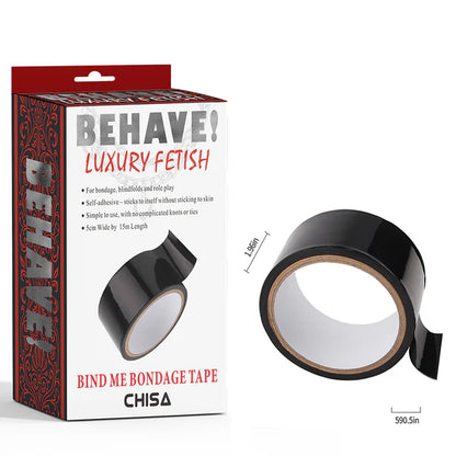 CHISA – Bind Me Bondage Tape 束縛膠帶 黑色