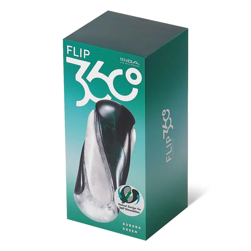 Tenga Flip 360 全方位包覆飛機杯 - 午夜紫 / 極光綠 – 18funstore
