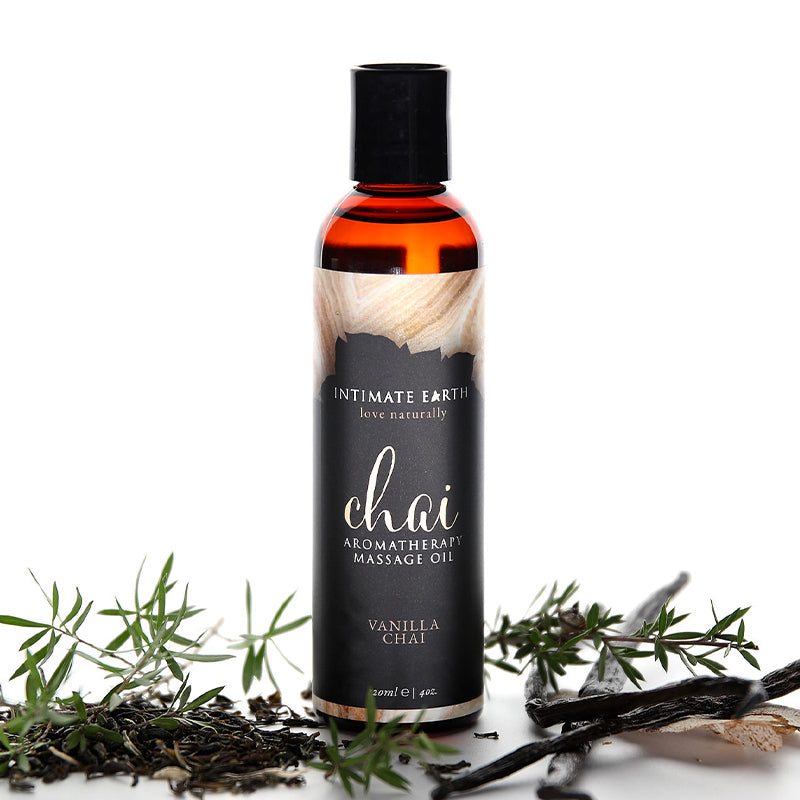 Intimate Earth - Chai 夢幻香草奶茶味按摩油 - 120ml
