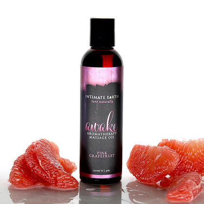 Intimate Earth - Awake 葡萄柚按摩油 - 120ml