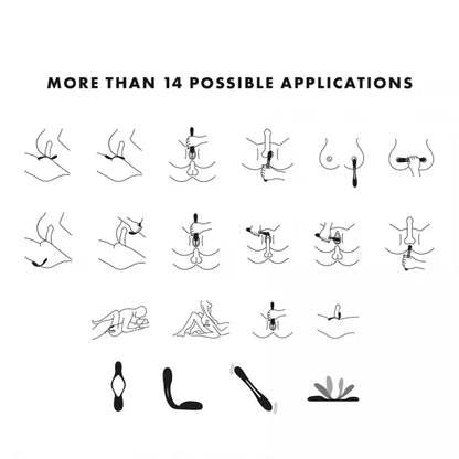 Satisfyer(德國) Elastic Joy多功能男女震動器 紫色/紅色/藍色