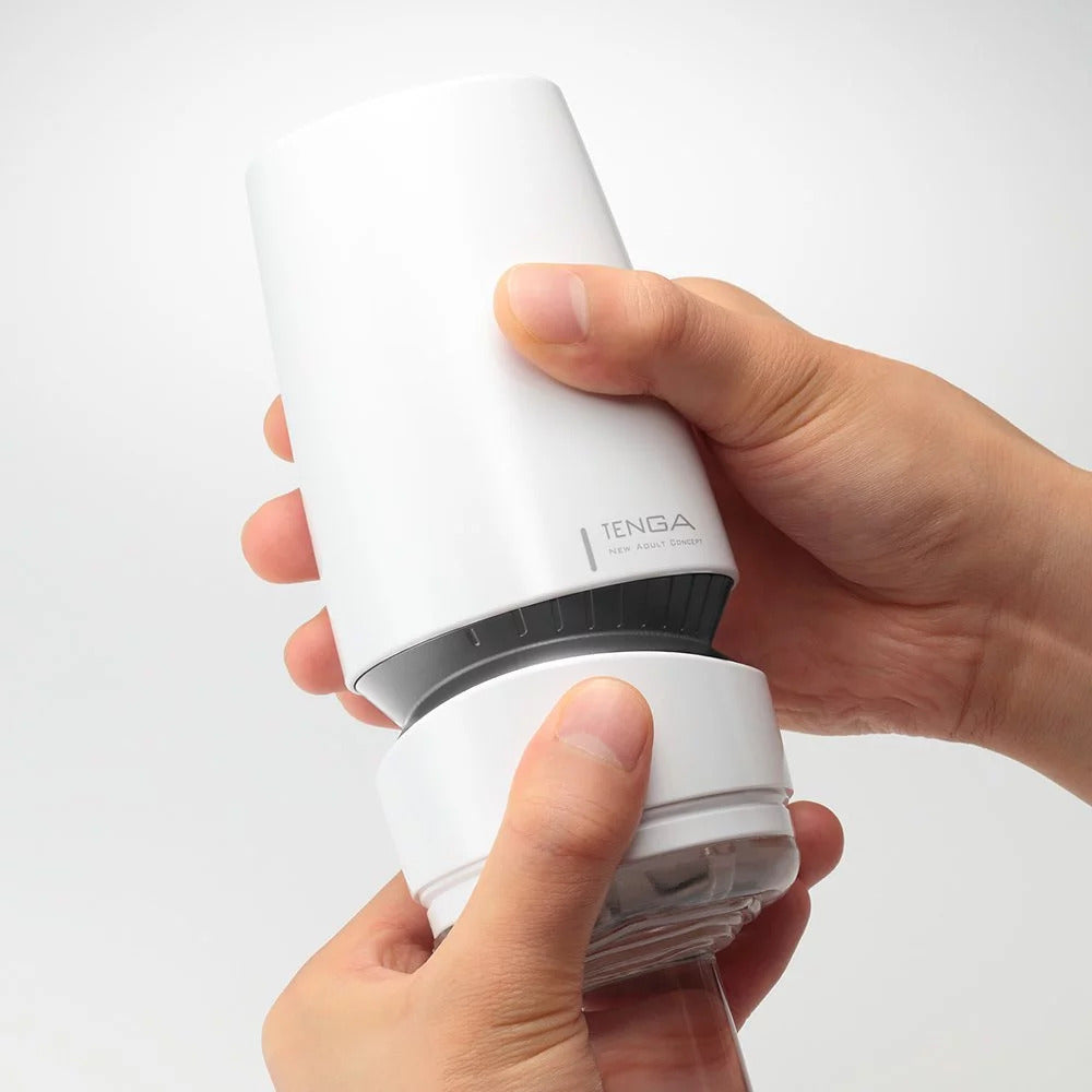 TENGA(日本) AERO 氣吸自慰杯 鈷藍環/銀灰環