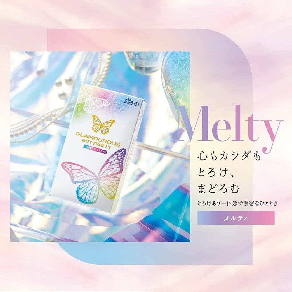 JEX(日本) 魅力蝴蝶 MELTY TYPE 安全套 (10片裝)