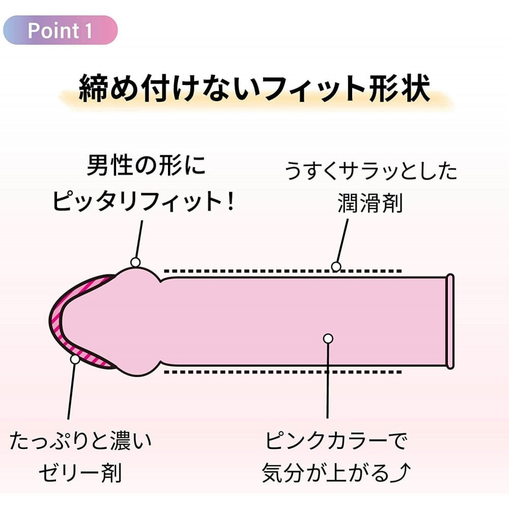 JEX(日本) 魅力蝴蝶 MELTY TYPE 安全套 (10片裝)