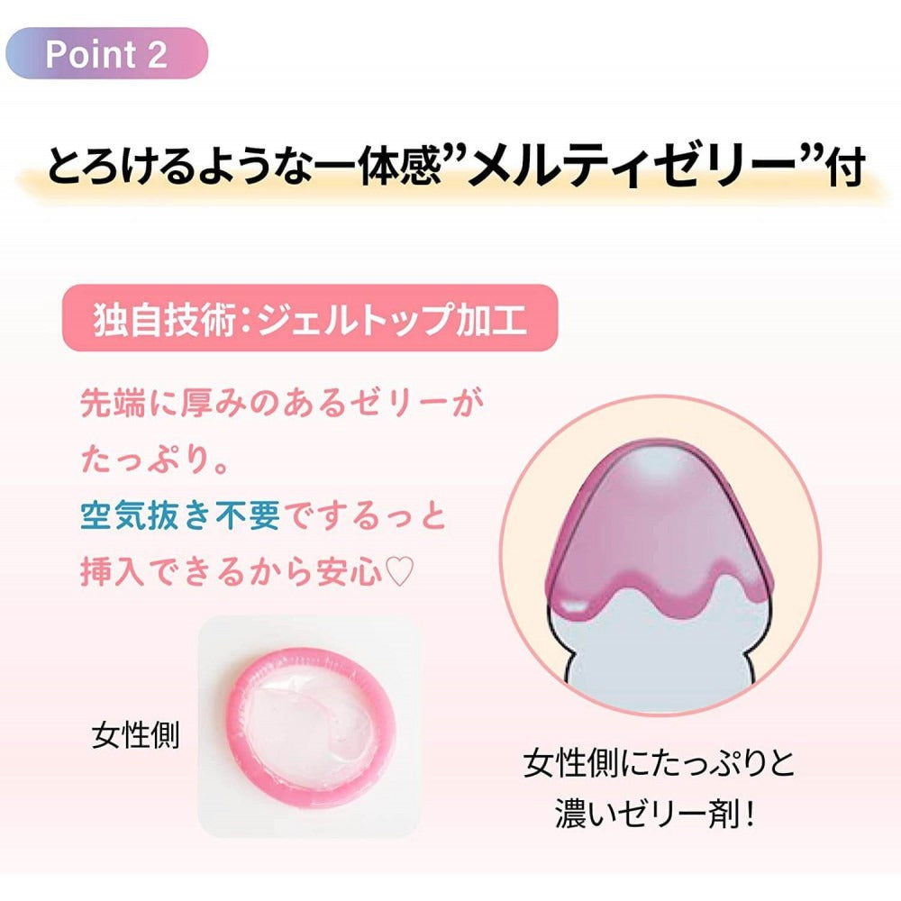 JEX(日本) 魅力蝴蝶 MELTY TYPE 安全套 (10片裝)